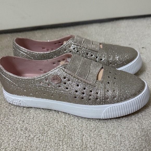 Gold Glitter Women's Sneakers - Picture 1 of 1